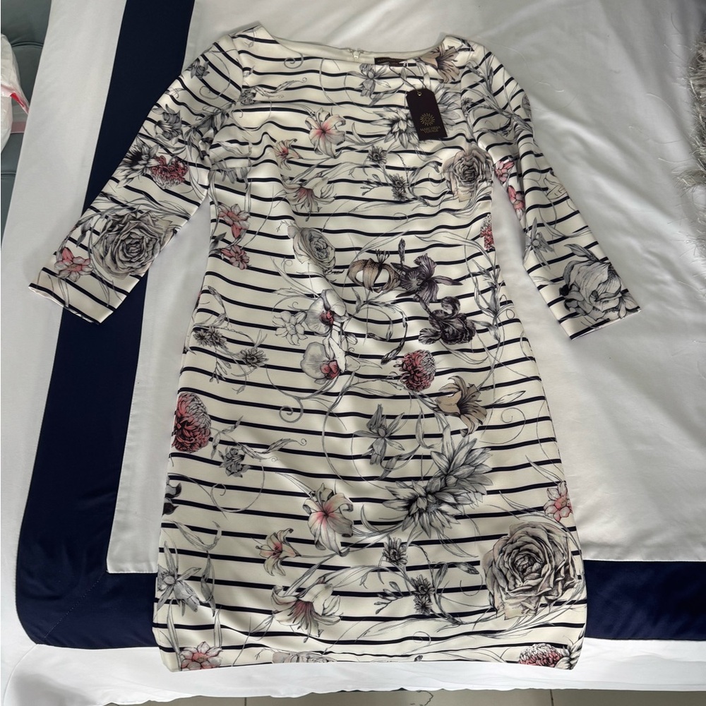 Floral Striped Dress